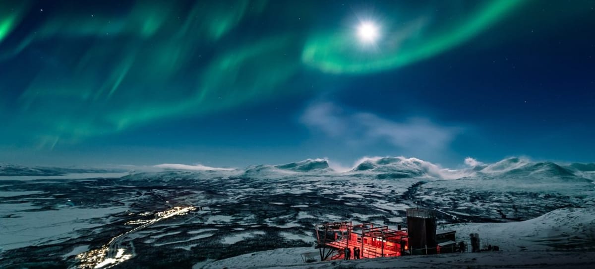 Aurora sky station Foto: Ted Logart