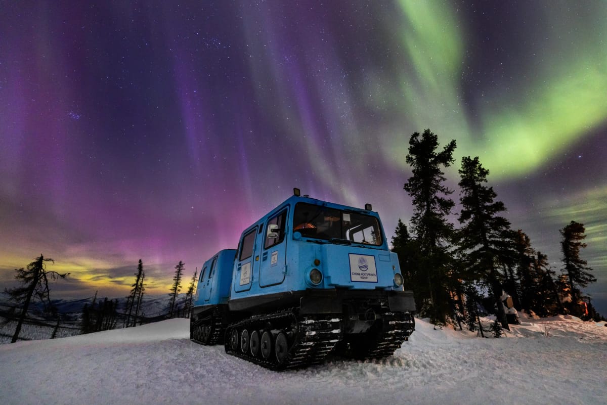 Chena Hot Springs Resort — aurora viewing